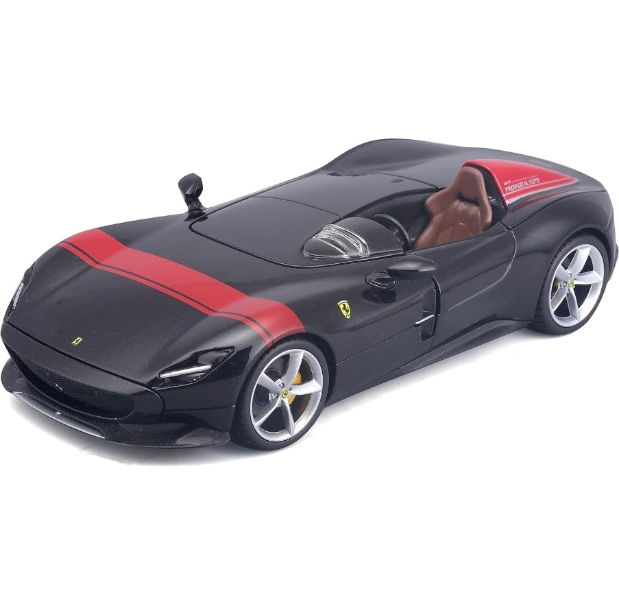 Ferrari Monza SP1 Black Licensed Bburago 1:24 Diecast Scale Model