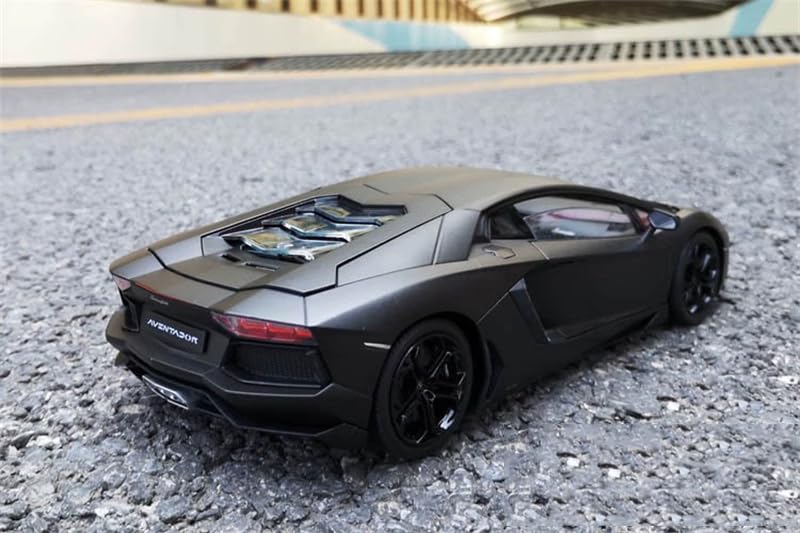 Lamborghini Aventador Black Licensed Welly 1:24 Diecast Scale Model
