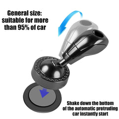 Car Engine Push Button Start-Stop Lever with Logo