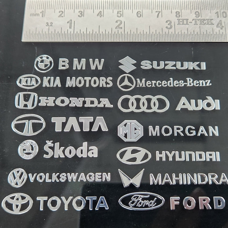 Logo Sticker Labels 10 Pcs Set