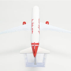 Air Asia White A320 Aeroplane Diecast Model 16 CM