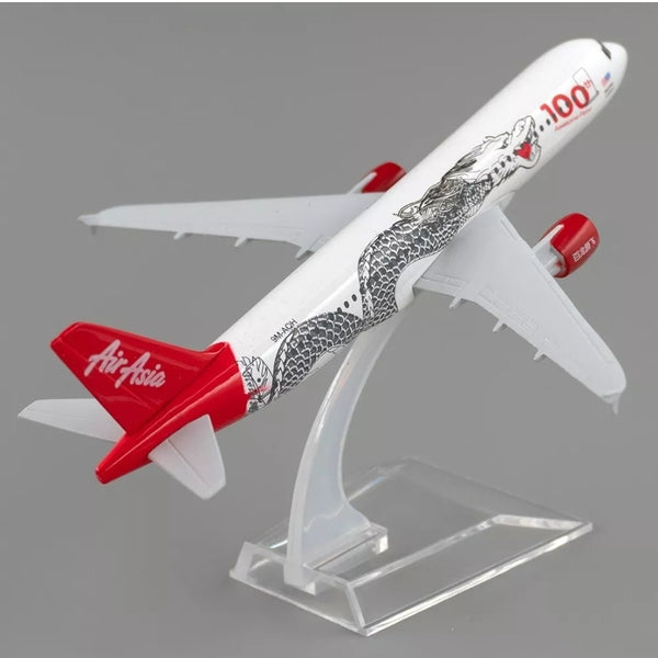 Air Asia Dragon A320 Aeroplane Diecast Model 16 CM