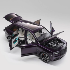 Rolls Royce Cullinan Purple 1:18 Dealer Edition Diecast Car Model
