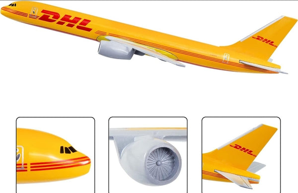 DHL B757 Aeroplane Diecast Model 16 CM