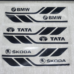 Fender Brand Logo Reflective Car Sticker 2 Pcs Set