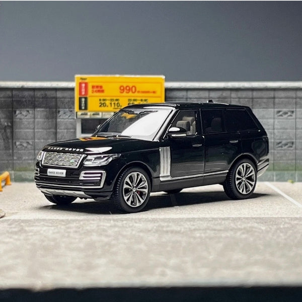 Range Rover Autobiography 50th Anniversary Edition Black 1/64 Alloy Model Car