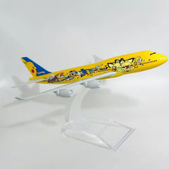 Pikachu B747 Aeroplane Diecast Model 16 CM