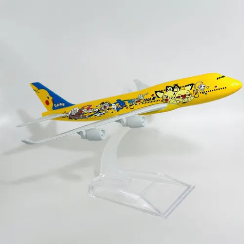 Pikachu B747 Aeroplane Diecast Model 16 CM