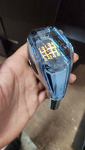 Load image into Gallery viewer, LED Crystal Sensor Touch 7 Colors Gear Knob Silver