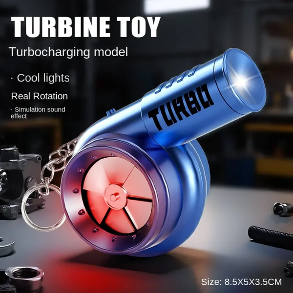 Turbo Metal LED, Sound Keychain