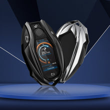 Load image into Gallery viewer, BMW LCD Key Premium Batman Metal Alloy Keycase with Holder &amp; Rope Chain