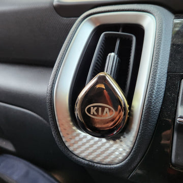 Car Water Drop Air Vent Perfume Replacement Car Liquid Fragrance Alloy Air Purifier
