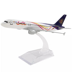Thai Smile A320 Aeroplane Diecast Model 16 CM