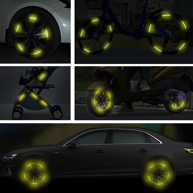 Tyre Rim Reflective Sticker