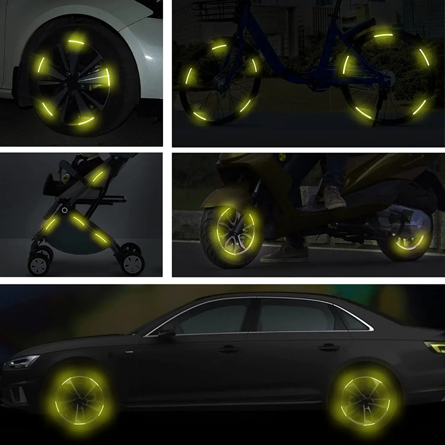 Tyre Rim Reflective Sticker