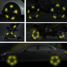 Load image into Gallery viewer, Tyre Rim Reflective Sticker