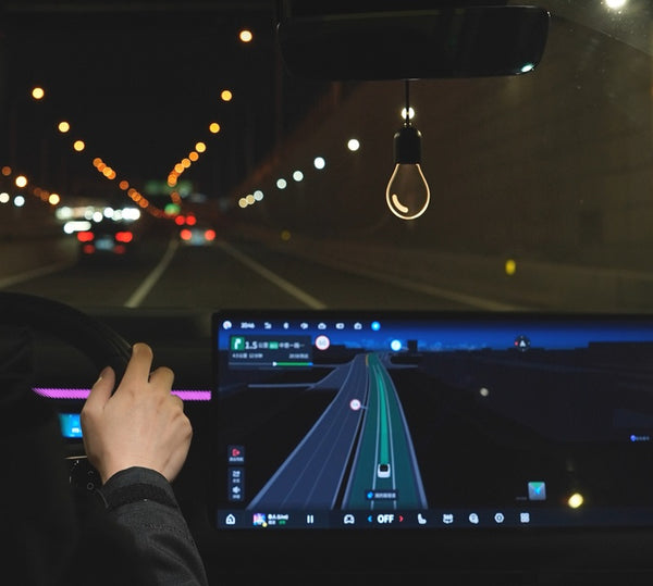 Car Logo Charm Bulb: Premium Ambient Hanging Light for Cozy Vibes