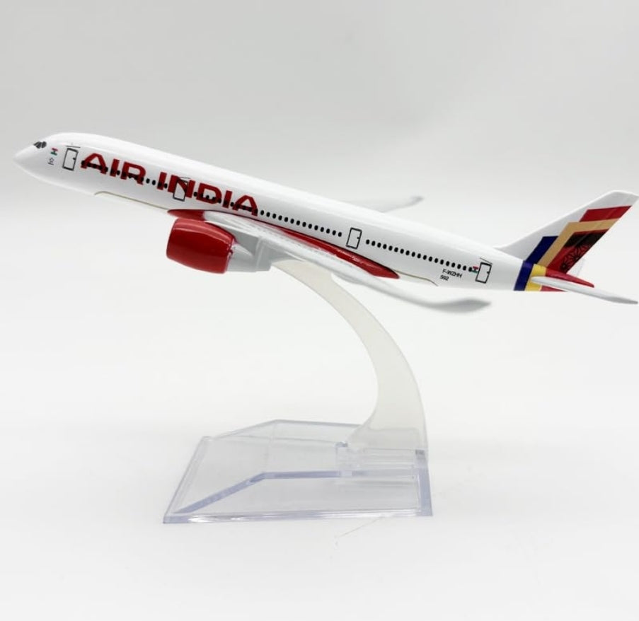 Air India A350 Aeroplane Diecast Model 16 CM