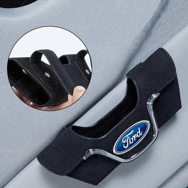 Sun Visor Glasses Holder with Logo