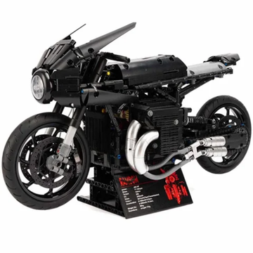 Batman BatCycle Dark Knight 1981 Technique Version 1981Pcs, 1:5 Scale Building Blocks Bike