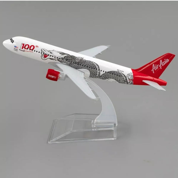 Air Asia Dragon A320 Aeroplane Diecast Model 16 CM
