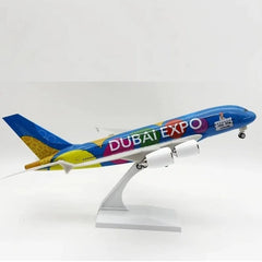 Dubai Expo A380 Aeroplane Diecast Model 30 CM