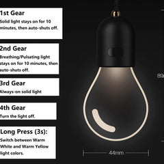 Car Logo Charm Bulb: Premium Ambient Hanging Light for Cozy Vibes