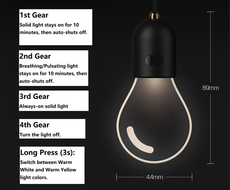 Car Logo Charm Bulb: Premium Ambient Hanging Light for Cozy Vibes
