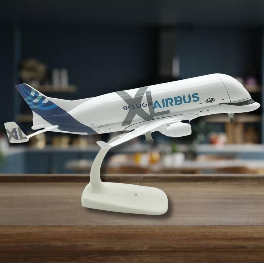 Beluga Airbus White Whale Aeroplane Diecast Model 20 CM