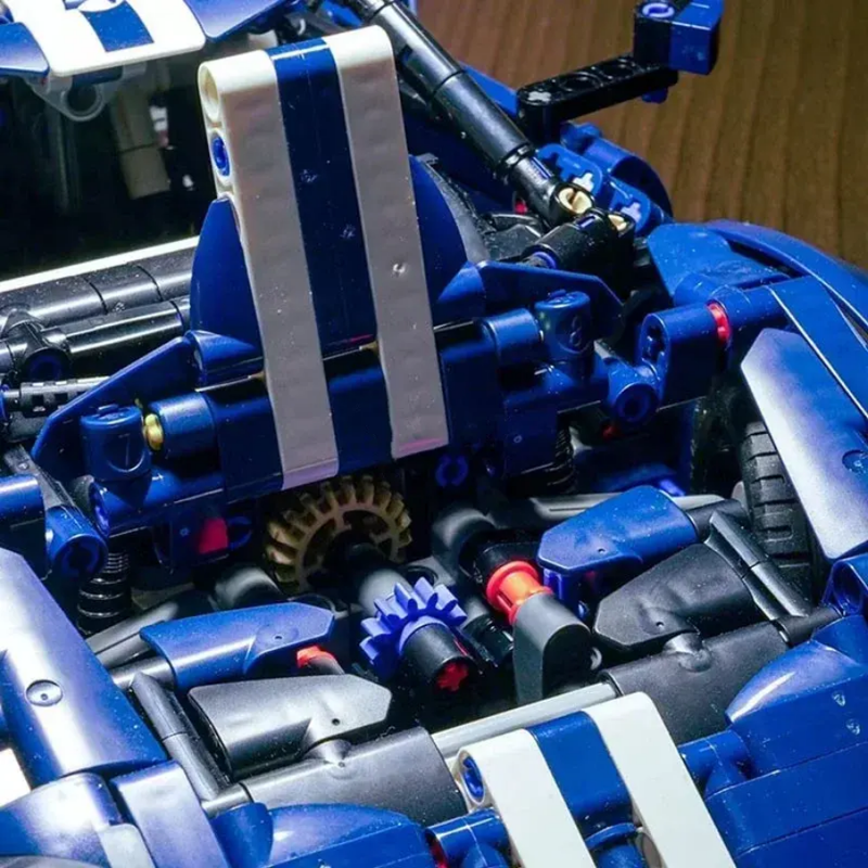 Ford GT Technique Version 1468Pcs, 1:12 Scale Building Blocks Car