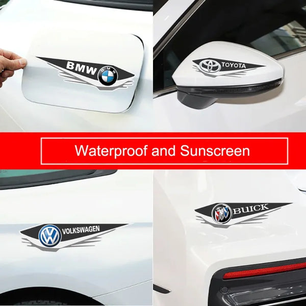 Bumper Car Sticker 4 Pcs Set