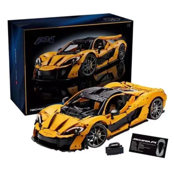Mclaren P1 Technique Version 3893 Pcs, 1:8 Scale Building Blocks Car