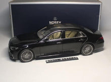 Load image into Gallery viewer, Mercedes Benz Maybach Black 1:18 Licensed Norev Diecast Scale Model