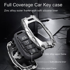Hyundai Creta/Alcazar/i20/Venue/Aura 4 Button Key Transformer Exclusive Metal Alloy Keycase 2.0