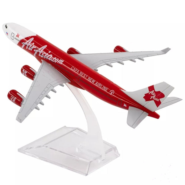 Air Asia A340 Aeroplane Diecast Model 16 CM