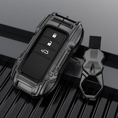 Fortuner / Hycross Keyless (3 Button Key) Premium Batman Metal Alloy Keycase with Holder & Rope Chain