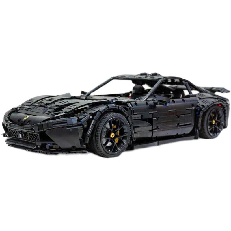 Ferrari F12 Black Technique Version 3097Pcs, 1:8 Scale Building Blocks Car