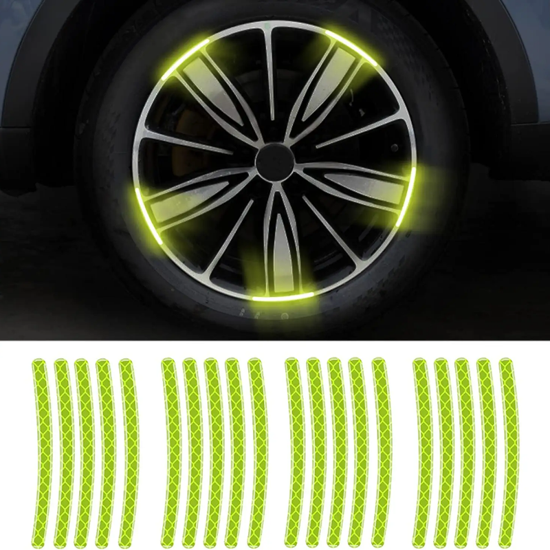 Tyre Rim Reflective Sticker