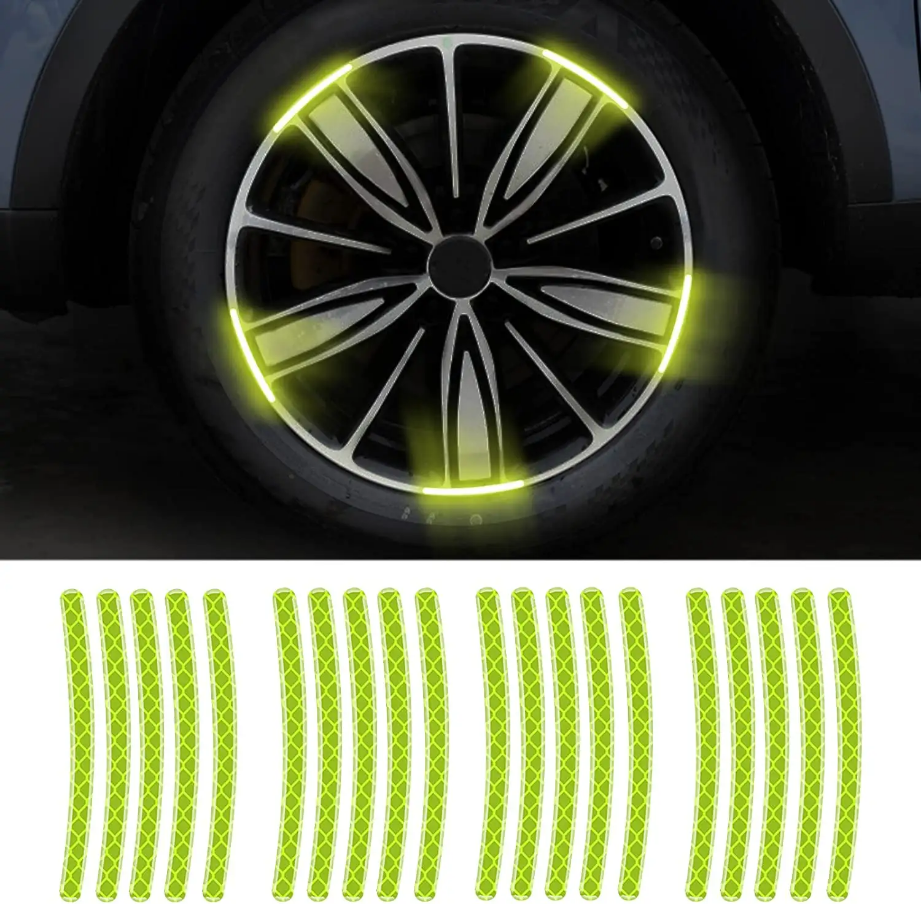 Tyre Rim Reflective Sticker