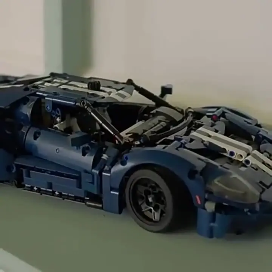 Ford GT Technique Version 1468Pcs, 1:12 Scale Building Blocks Car