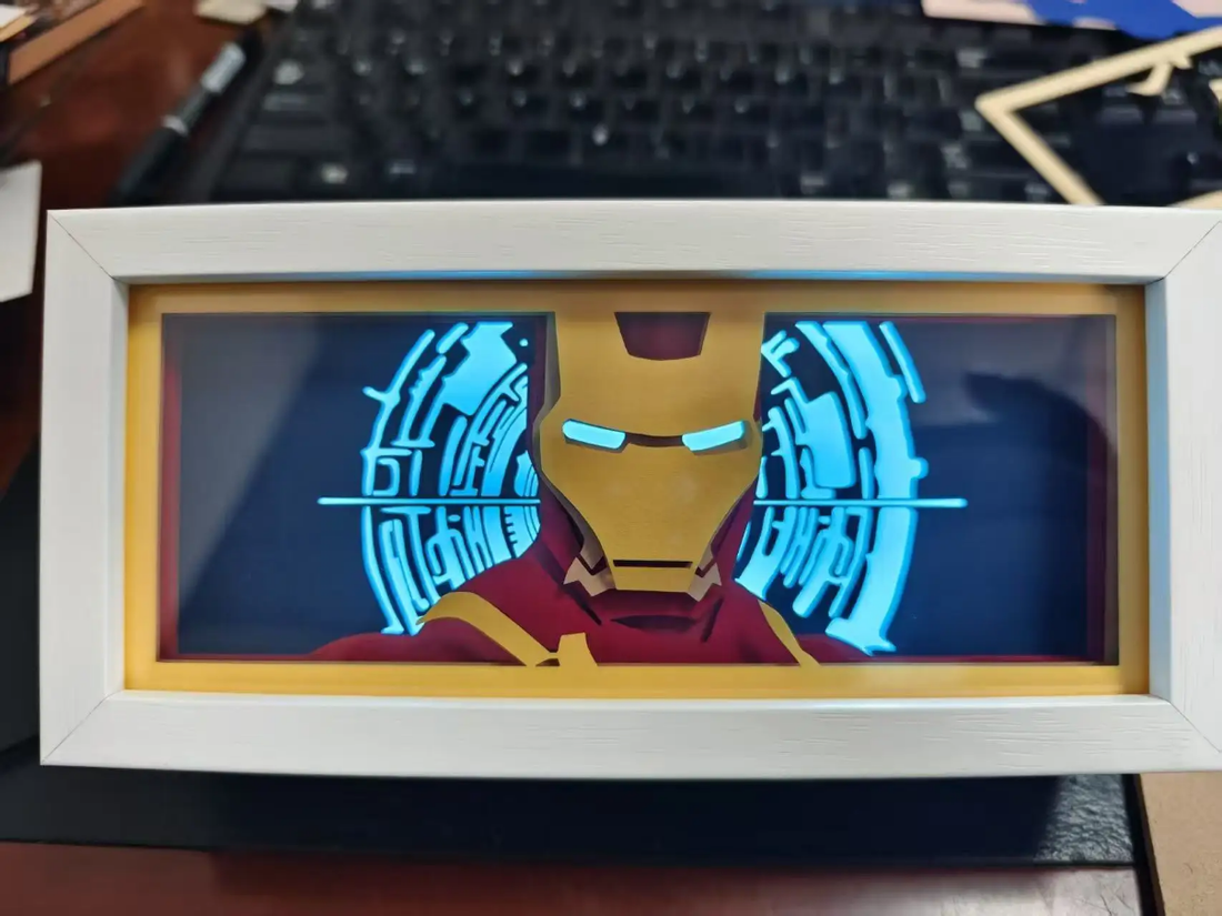 Ironman Night Lights Popular LED LightBox