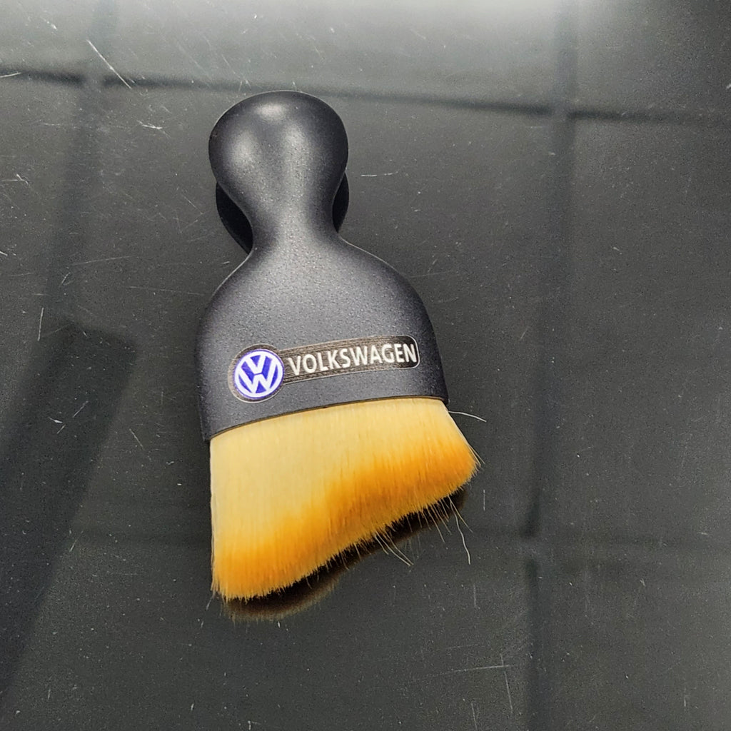 Car Interior Detailing, Cleaning Soft Brush, Curved Design Dust Collectors with Cover and Logo