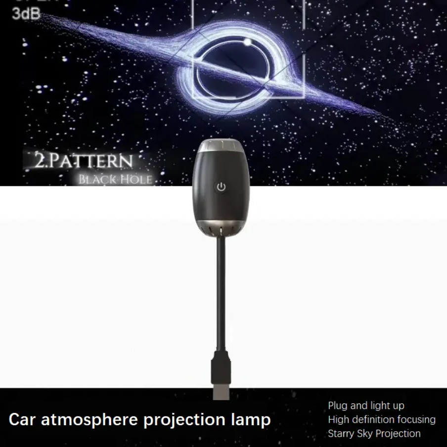 USB Starry Sky Galaxy Projection Atmosphere Light