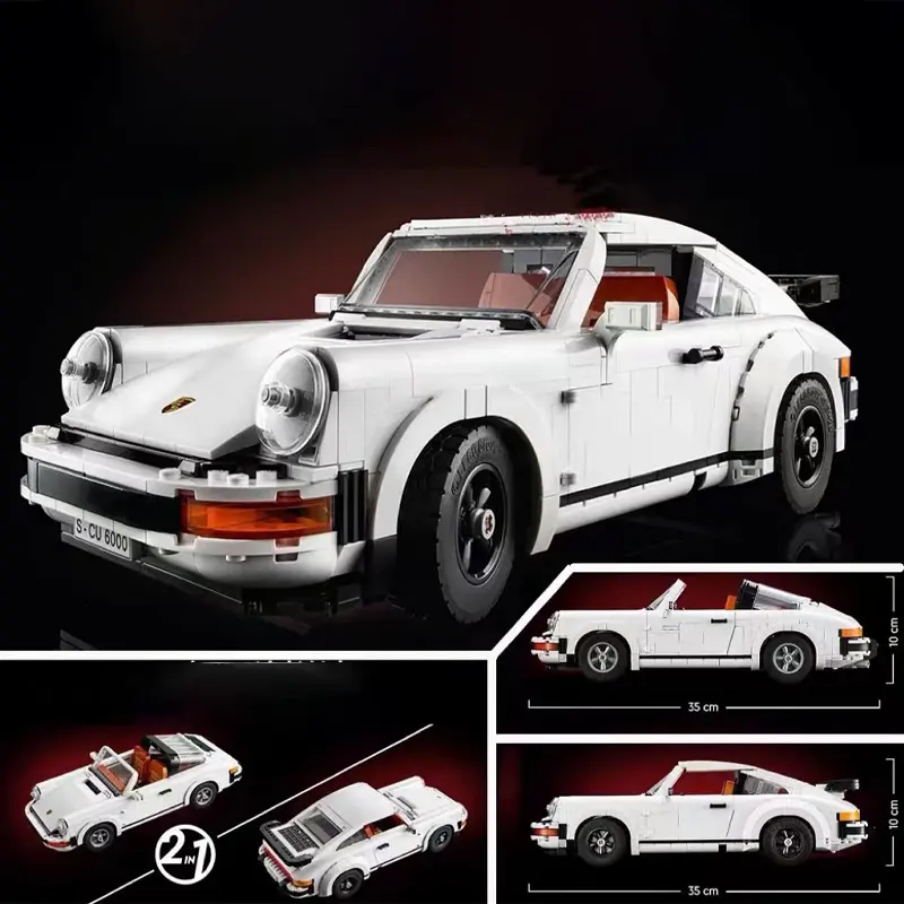 Porsche 911 1458Pcs, Building Blocks Car
