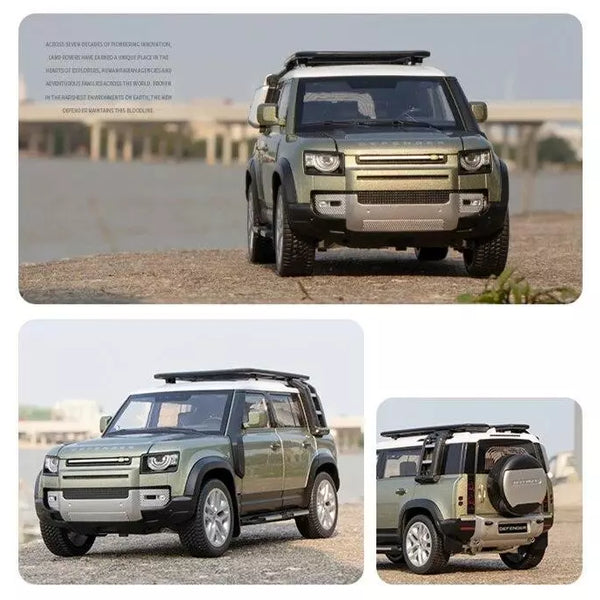 Defender 110 Green Metal Diecast Car