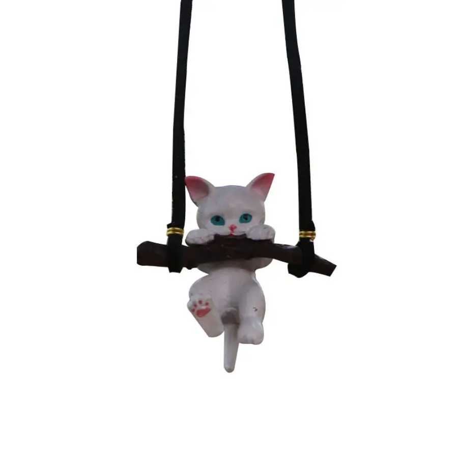 Cute Cat Resin Pendant Hanging