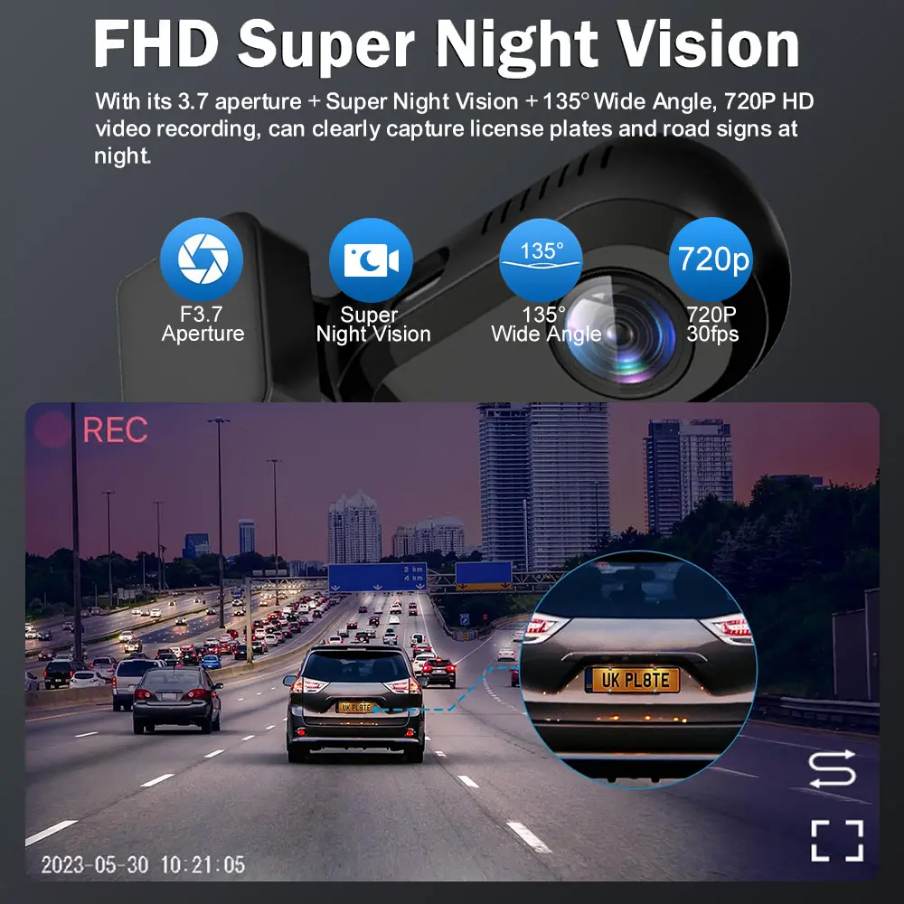 Car USB Dashcam DVR HD