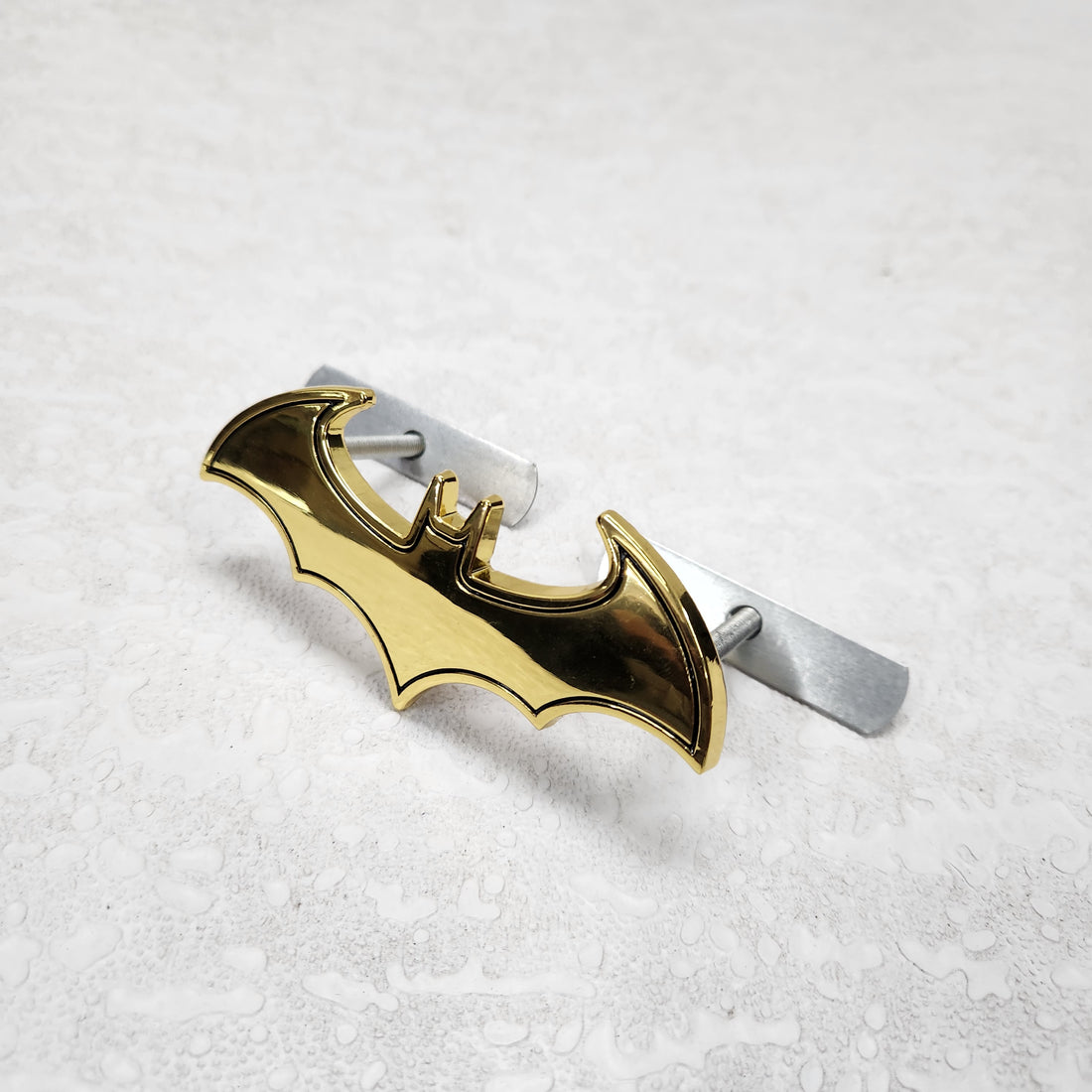 Batman Gold Grille Metal Emblem (10.3 x 4.5 cm)