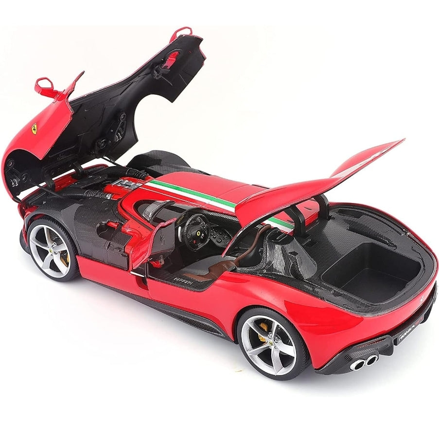 Ferrari Monza SP1 Red 1:18 Licensed Bburago Diecast Scale Model