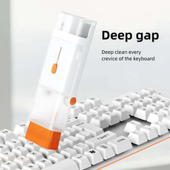 Portable 8in1 Brush Multifunction Screen, Keyboard, Earbuds Cleaning with Foldable Stand